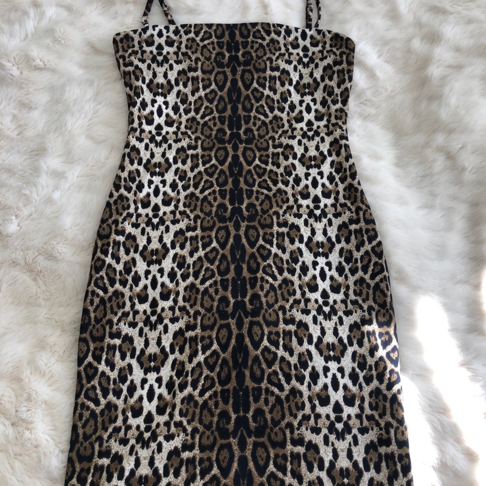 Sorella leopard bodycon dress